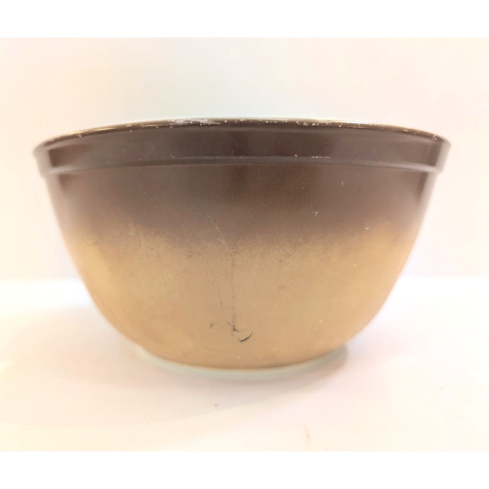 Pyrex #402‎ 1.5 Quart Old Orchard Brown Ombre Nesting Mixing Bowl Vintage